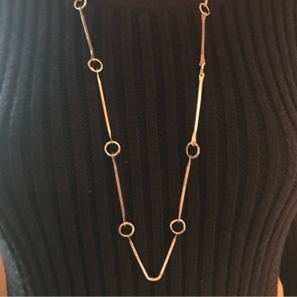Handmade Silver Link Necklace OOAK